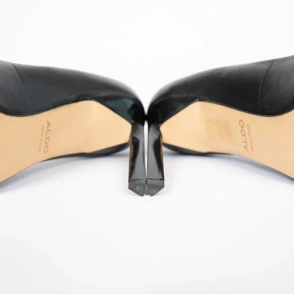 ALDO Black Pointed Toe Pumps Classic Stiletto Heel Career Shoes 7 Women - Picture 12 of 12